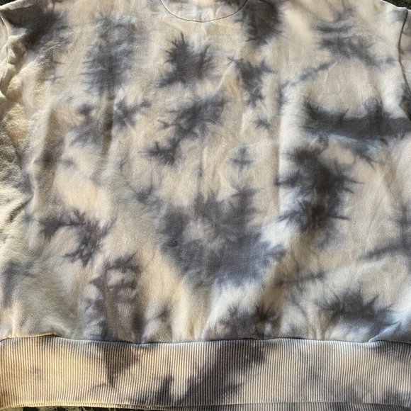 NWT women’s sweatshirt Fleece 90 degree by reflex size M grey tie dye $68 - Picture 7 of 9